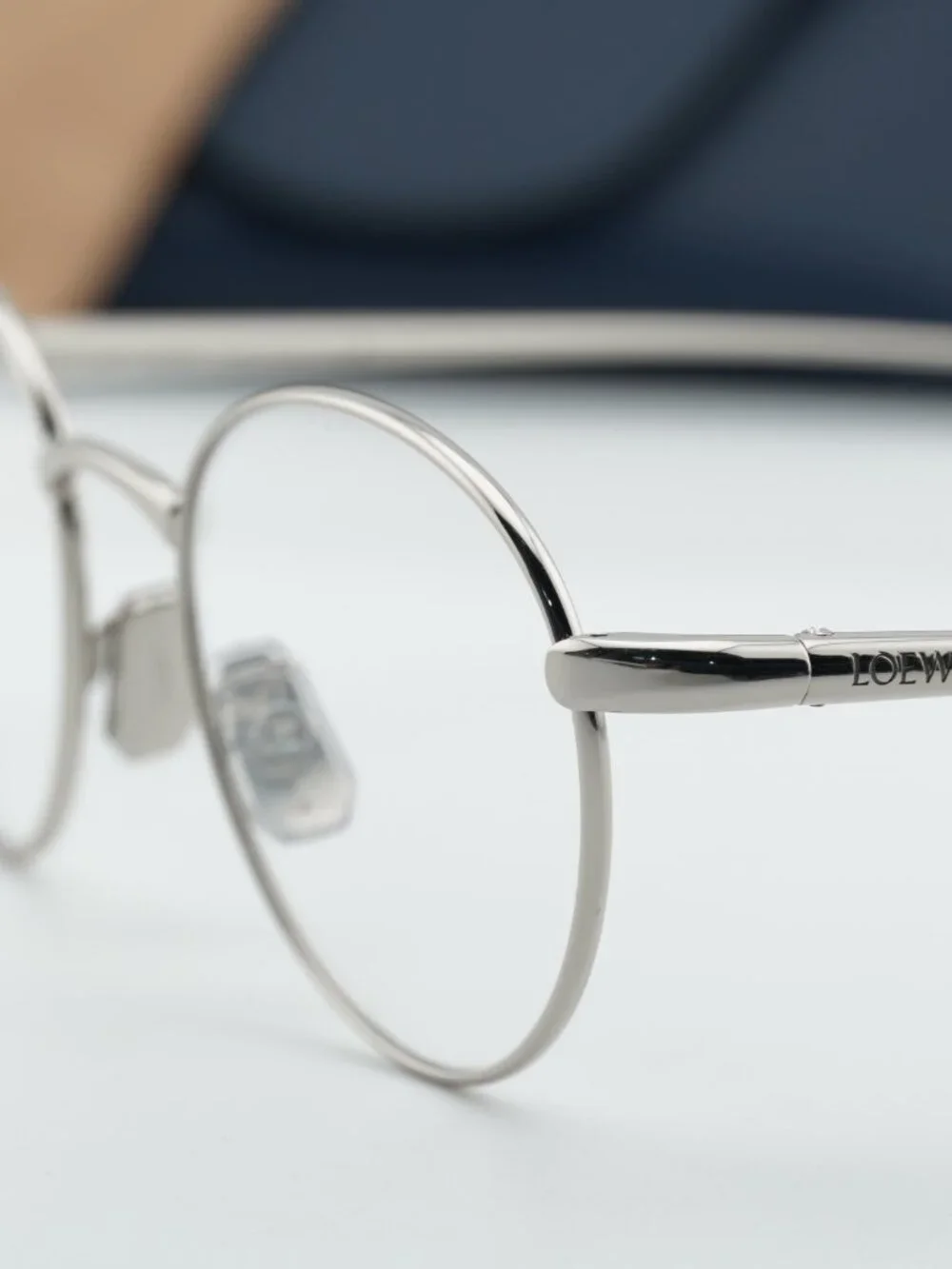 Loewe LW50087U 016 Square Eyeglasses - Shiny Palladium 49mm